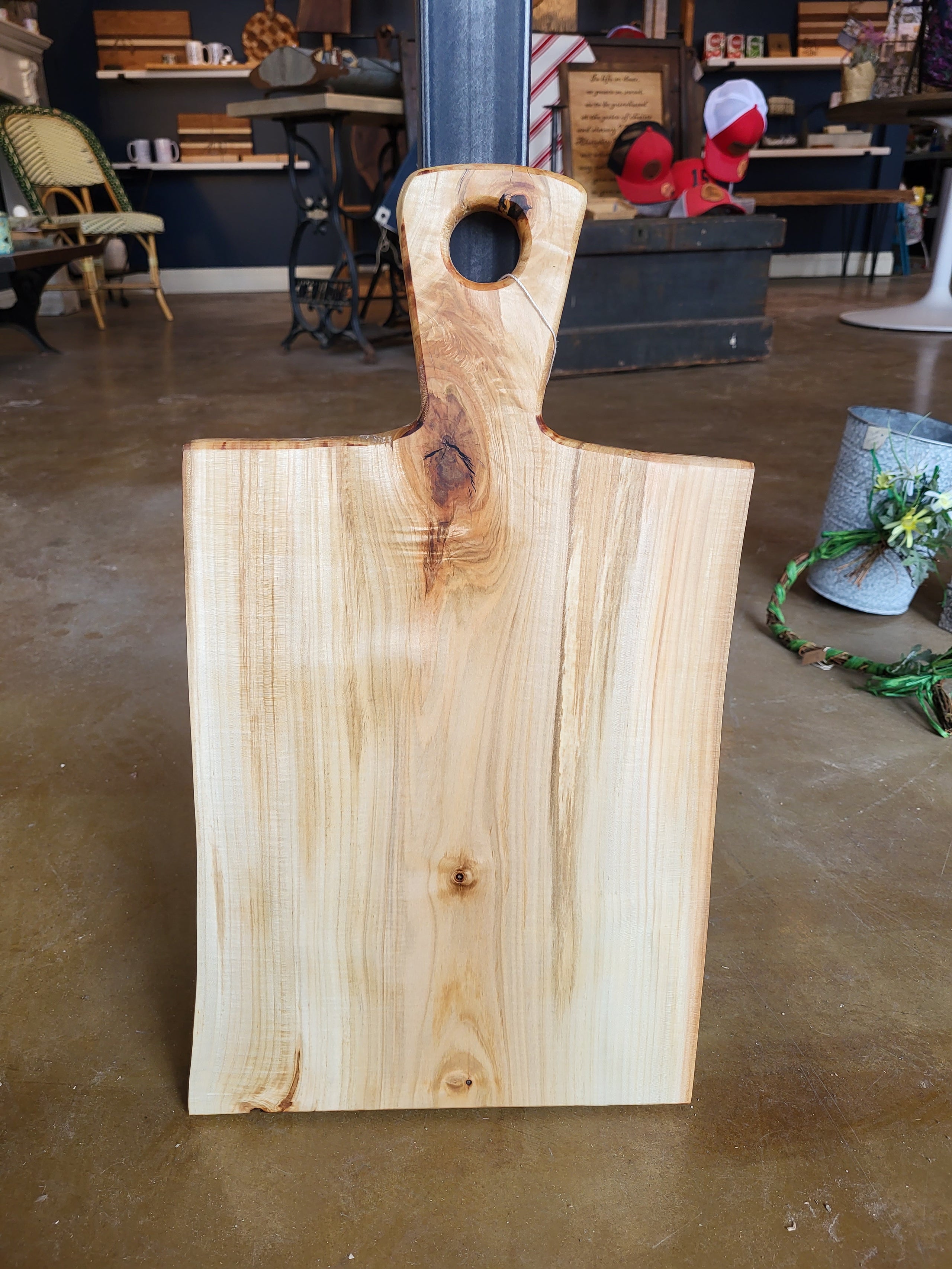 Charcuterie Board - Live Edge - With Handle – Inside